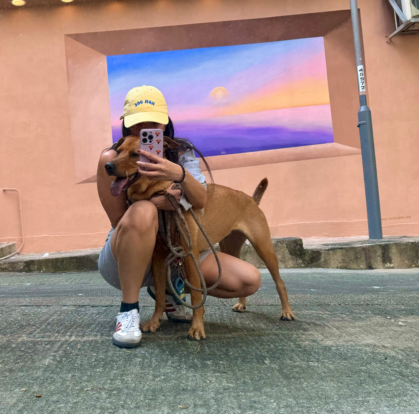 Dog Mom Hat (Pastel Yellow)