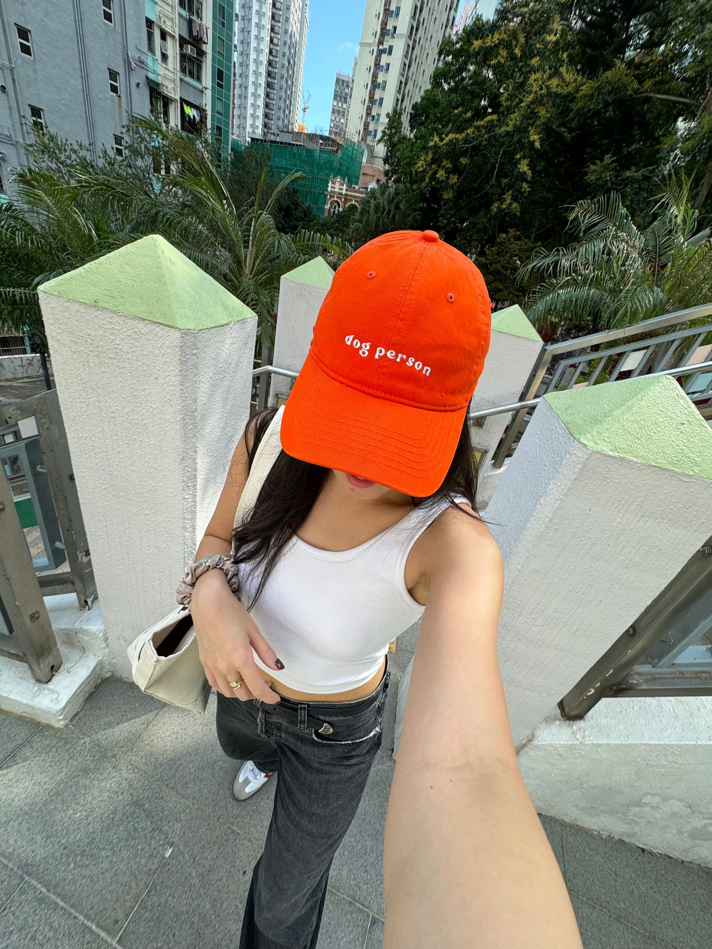 Dog Person Hat (Orange Red)